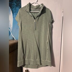 Tommy Bahama Sage Green Quarter-Zip dress